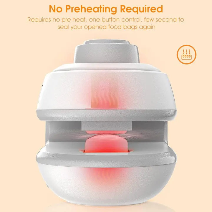 Mini Rechargeable Bag Sealing Machine – Portable Heat Sealer for Plastic Bags & Food Storage – USB Rechargeable Sealer