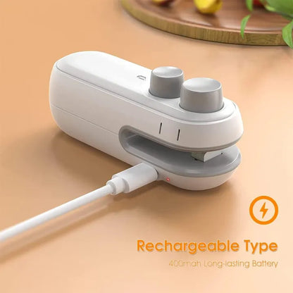 Mini Rechargeable Bag Sealing Machine – Portable Heat Sealer for Plastic Bags & Food Storage – USB Rechargeable Sealer