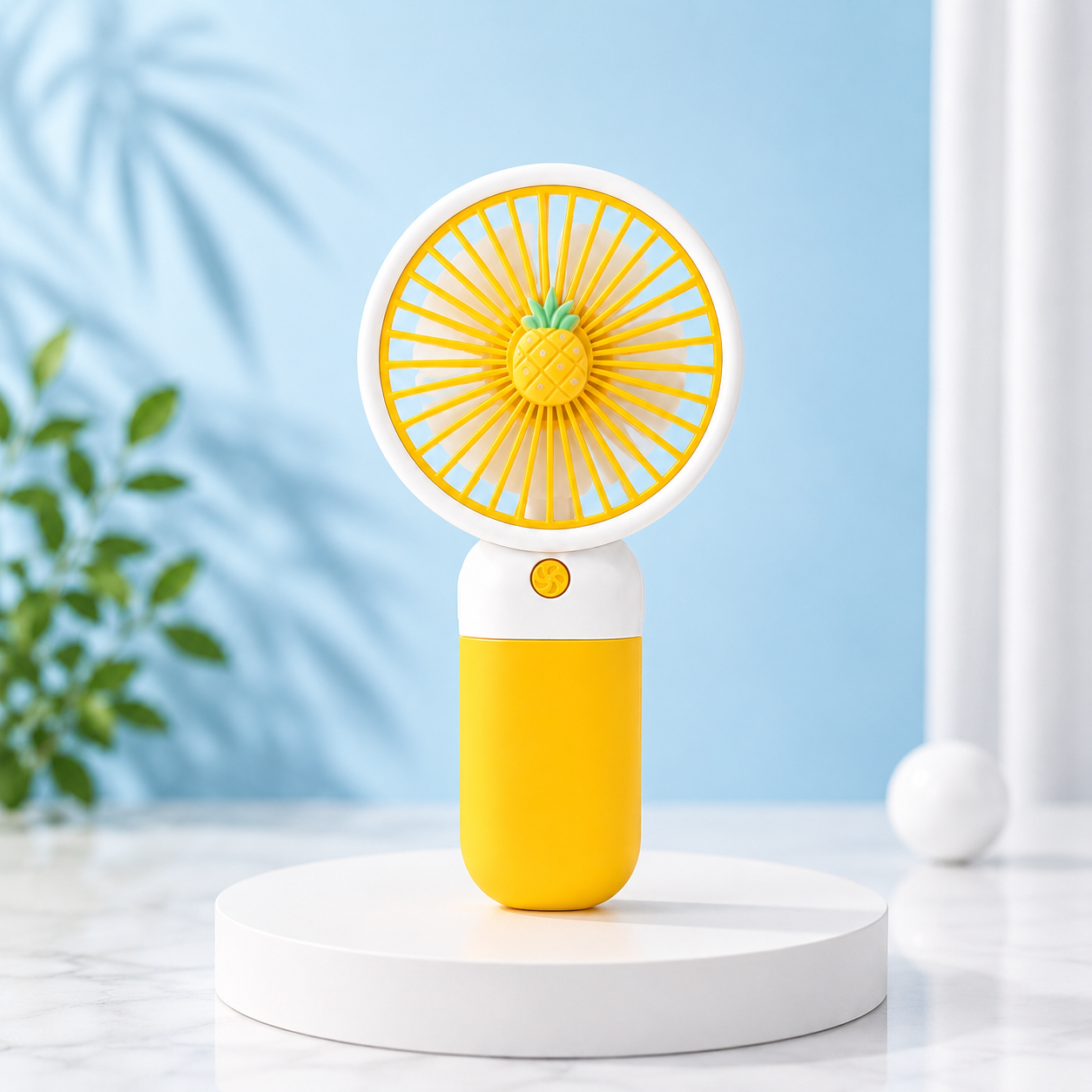 3 Mode Portable Mini Handheld Fan – Cute USB Rechargeable Cooling Fan