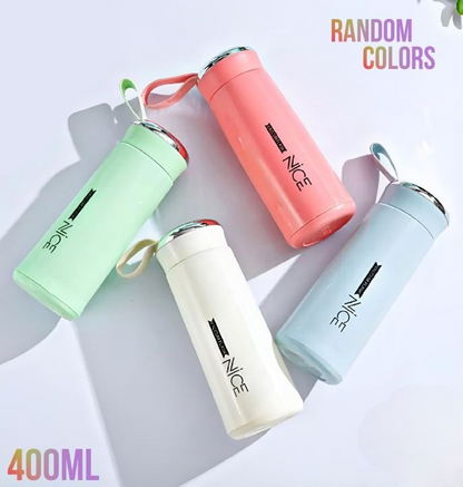400ML Nice Portable Hot & Cold Water Bottle with Carry Strap